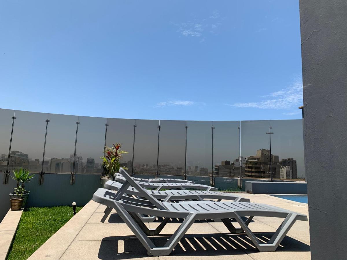 Appartamento Acogedor Dpto En San Isidro Excelente Vista, Piscina Y Wifi Distretto di Distretto di Lima Esterno foto