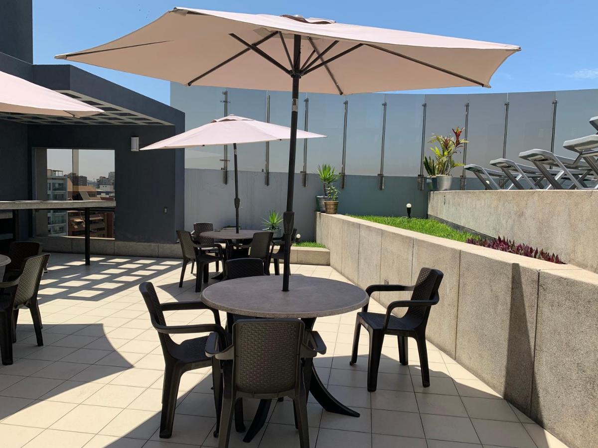 Appartamento Acogedor Dpto En San Isidro Excelente Vista, Piscina Y Wifi Distretto di Distretto di Lima Esterno foto